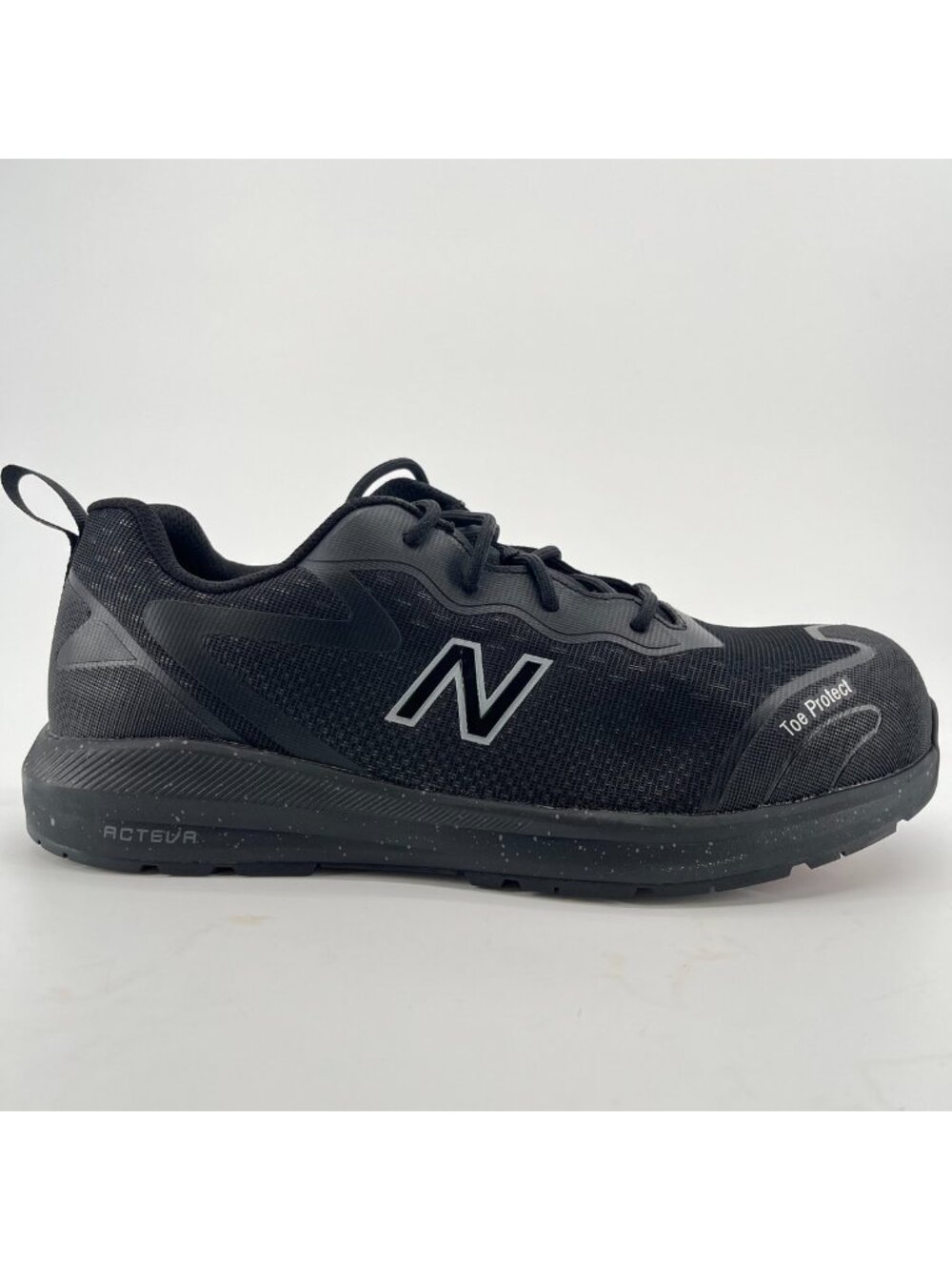 New Balance Logic Mens Size 10EE Black Gray Composite Toe Safety Work Shoes